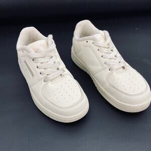 Nautica Girls White Tennis Shoes Size 13 - Great Condition